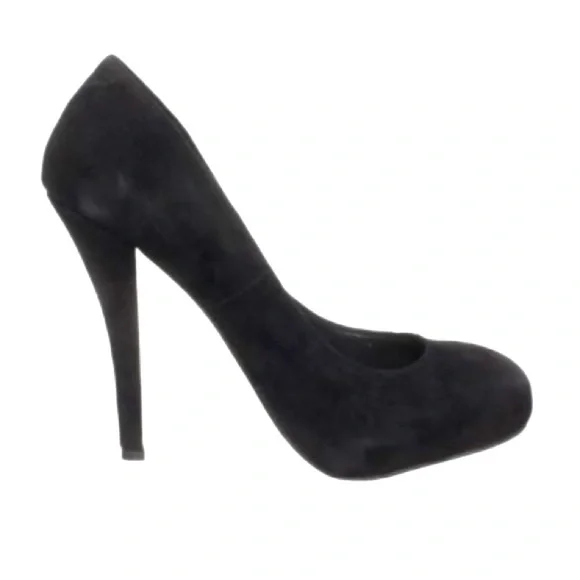 Dolce Vita Black Suede Embellished Stilettos 8 - Picture 5 of 8